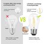 LED Outdoor String Lights - Arbrac 48ft 2PACK Outdoor Patio Cafe Lights, 2w Plastic Bulbs, IP65 Waterproof Outside String Light for Garden Balcony Party