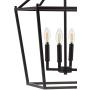JONATHAN Y JYL7437A Pagoda Lantern Dimmable Adjustable Metal LED Pendant, Classic, Traditional for Dining, Living Room, Kitchen, 16'' 4-Bulb, Oil Rubbed Bronze