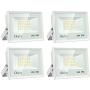 Olafus 4 Pack 35W LED Flood Lights, 3800LM Ultra Bright Floodlight, IP66 Waterproof Outdoor Security Lights, 5000K Daylight White Exterior Lighting for Patio, Backyard, Garden, Porch, Yard