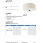 Progress Lighting P3713-20 Inspire Two-Light Flush Mount, Antique Bronze