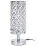 Tomshine Crystal Table Lamps Silver Bedside Nightstand Lamp Desk Lamp for Living Room Bedroom Decorative Dining Room Kitchen Table Lamps