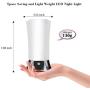 Deeplite Cordless Battery Operated Lamps for Home Table, Small Decorative Motion Sensor Night Light for Hallway, Bedroom, Bathroom, Kitchen Tables, Retro Nightstand Desk Lamp with Soft Light