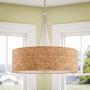 Kenroy Home Casual 3 Light Pendant ,64 Inch Height, 22 Inch Diameter with Brushed Steel Finish