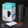LMP Modern Outdoor Wall Light in 2 Lights Porch Light Patio Light with Black Aluminum Finish for Decoration,Garage 2Pcak Black