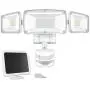 Solar Security Lights Outdoor, Sonata Super Bright LED Solar Motion Sensor Light with 3 Adjustable Heads, 1500LM 6000K IP65 Waterproof Flood Light for Backyard, Pathway and Patio Solar Security Lights Outdoor, Sonata Super Bright LED Solar Motion Sensor Light with 3 Adjustable Heads, 1500LM 6000K IP65 Waterproof Flood Light for Backyard, Pathway and Patio