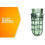 Woods Vandal Resistant Security Light With Ceiling Mount (150W Incandescent Bulb, Silver)