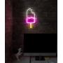 Isaac Jacobs 18” x 8” inch LED Neon ‘White & Pink IceCream Popsicle‘ Wall Sign for Cool Light, Wall Art, Bedroom Decorations, Home Accessories, Party, and Holiday Décor: Powered by USB Wire (POPSICLE)