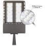 bulbeats 200W LED Parking Lot Area Light ( 200W Eqv 1000W Halogen Bulb)5000K Arm Mount with Dusk to Dawn IP65 Waterproof for Parking Lot/ Outdoor Sports Stadium/Street DLC & ELT Listed(2 Pack)