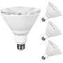 JULLISON 4 Packs PAR38 LED Bulb, 120V/13W/980Lumens/40 Degrees Beam, 90W Equivalent, 4000K Cool White, CRI80+, dimmable, True Look, Outdoor Flood, E26 Base, UL & Energy Star & FCC Listed,Wet Location