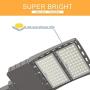 300W LED Parking Lot Light 43,500Lm (145lm/w) 5000K ETL DLC Certified IP65 Waterproof Slip Fitter LED Street Lights Shoebox Pole Lights Outdoor Yard Lighting Fixture