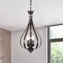 Bronze Chandelier Lighting Modern Farmhouse Chandeliers Rustic Chandelier 3 Light Hanging Light Fixture