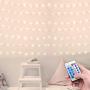 66Feet 200Led Fairy String Lights with Remote, Copper Wire Twinkle Lights for Bedroom Halloween Christmas Party Wedding Decor, Warm White