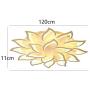 18 Heads LED Ceiling Light, Modern Dimmable Acrylic Chandelier Lamp Lotus Shape Pendant Light Fixture Home Decor for Living Room Dining Room Bedroom