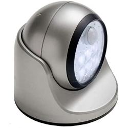 LIGHT IT! by Fulcrum 20031-101 6-LED Wireless Motion Sensor Security Porch Light, Single, Silver