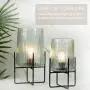 Battery Operated Table Lamp with Timer, Cordless Lamps for Home Decor, Battery Powered Nightlight with LED Bulb, Decorative Lights for Living Room Bedroom Tabletop Entryway Centerpiece Gift(S-Aqua)