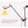 SUSUO 360 Degree Rotatable Simplicity Swing Wall Lamp with 24'' inches Black Swing Arm,Unique Plug-in Sconces Wall Lighting for Bedroom Living Room Bedside Lamp