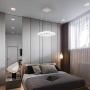 Ganeed K9 Crystal Chandeliers,16W Modern LED Pendant Light Ceiling Light,Adjustable Height Pendant Chandelier,Hanging Light Fixture for Kitchen Island Living Dining Room Restaurant(Dia 11.8'')