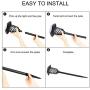 FUDESY Solar Torch Lights,LED Torches Light with Dancing Flickering Flames Outdoor Landscape Lighting, for Outside Pathway Garden Yard,1400K IP44,4-Pack