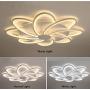 LAKIQ Modern LED Flush Mount Ceiling Light Fixture Flower-Shaped Acrylic LED Chandelier Ceiling Light Living Room Close to Ceiling Lighting for Bedroom Dining Room(5 Lights, Neutral Light) LAKIQ Modern LED Flush Mount Ceiling Light Fixture Flower-Shaped Acrylic LED Chandelier Ceiling Light Living Room Close to Ceiling Lighting for Bedroom Dining Room(5 Lights, Neutral Light)
