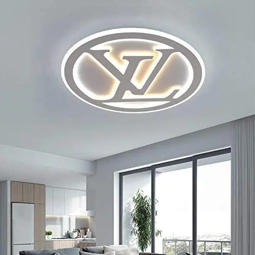 Modern Ceiling Light XINDAR LED Acrylic Creative Ceiling Lamp Letter Shaped Flush Mount Light Fixture in White for Living Room Dining Room Bedroom - 23.5'' Modern Ceiling Light XINDAR LED Acrylic Creative Ceiling Lamp Letter Shaped Flush Mount Light Fixture in White for Living Room Dining Room Bedroom - 23.5''