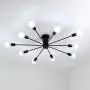 Aero Snail L1697 Modern Style Flush Mount Designers Metal 10-Light Ceiling Lamp Chandelier Lighting Fixure
