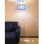 Escolite LED Floor Lamps, Modern Floor Lamp, Classic Standing Lamp Tall Lamp Reading Standing Light with Hanging LampShade Minimalist Bedside Floor Lamps for Living Room Bedroom Office with LED Bulb