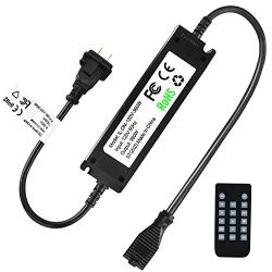 Outdoor Dimmer for String Lights, Bomcosy 360 Watts Wireless Remote Control Dimmer 50Ft Distance, Multifunctional Dimmer for Dimmable LED String Lights and Incandescent String Lights, 2 Prong Plug