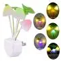 [2 Pack] LED Night Light Plug in with Dusk to Dawn Sensor, Plug in Wall LED Mushroom Nightlight Lamp for Kids Adults, Bedroom, Bathroom, Kitchen, Hallway, Stairs, Cute Color Changing