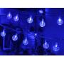 HUGSVIK 25.7FT 50 LED Battery Operated Blue String Lights, 8 Modes Globe Blue Lights for Room, Waterproof Blue Christmas Lights for Bedroom Kids Canopy Kids Tent Christmas Tree Decor Camping