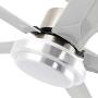 Modern Ceiling Fan with LED Lights, Akronfire 5 ABS Blades Remote Control for Indoor Living Room and Bedroom (56 Inch)
