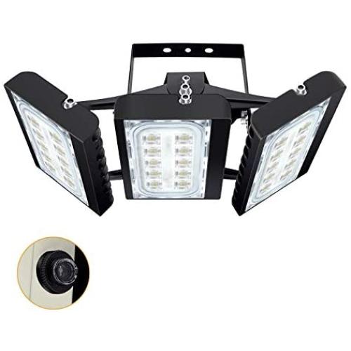 STASUN 13500lm Dusk to Dawn LED Flood Light, 150W Outdoor Lighting with Photocell, 6000K, OSRAM LED Chips, IP66 Waterproof Wide Lighting Angle Security Lights for Yard, Garden, Playground, Parking Lot