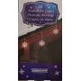 18 Foot 16 LED Lighted Snowflake Christmas String Light 224 LED Bulbs 8 Functions