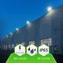 ASD 30W LED Flood Light Outdoor with Arm - 4000K Bright Light 3191lm ETL & DLC - Super Bright Outdoor Light -  Bronze Slim LED Flood Light Fixture - Landscape Yard Lighting