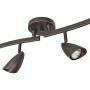 Globe Electric 59376 Grayson 6-Light Adjustable S-Shape Track Lighting, Bronze Color, Oil Rubbed Finish, Bulbs Included Globe Electric 59376 Grayson 6-Light Adjustable S-Shape Track Lighting, Bronze Color, Oil Rubbed Finish, Bulbs Included