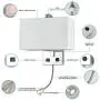 Bedroom Wall Sconce Lighting - Modern Wall Lights Fixtures with USB Port, Switch and Fabric Linen Shade, Bedside Wall Mount Reading Lamps for Living Room Hotel(LED 1W 3000K Included ) Bedroom Wall Sconce Lighting - Modern Wall Lights Fixtures with USB Port, Switch and Fabric Linen Shade, Bedside Wall Mount Reading Lamps for Living Room Hotel(LED 1W 3000K Included )