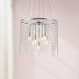 Maxax Crystal Chandeliers 7 Lights Pendant Lights for Dining Room,Kitchen(Chrome)