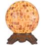 Tiffany Desk Lamp, Artzone Handcrafted Tiffany Lamps for Bedrooms, Tiffany Styled Table Lamps, Tiffany Table Lamps for Bedroom, Stained Glass Desk Lamp, Tiffany Table Lamps - Natural Shell