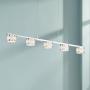 Liv Chrome Linear Island Pendant Chandelier 35 1/2'' Wide Modern LED Clear Glass Crystal 5-Light Fixture for Kitchen Island Dining Room - Possini Euro Design Liv Chrome Linear Island Pendant Chandelier 35 1/2'' Wide Modern LED Clear Glass Crystal 5-Light Fixture for Kitchen Island Dining Room - Possini Euro Design