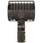 Westgate Lighting Outdoor LED Flood Light Fixture Slip Fitter Mount - Shoebox Street Area Parking Pole Security Floodlights - 120-277V - IP65 (100 Watt 5000K Cool White Dark Bronze)
