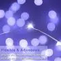 Blingstar Fairy Lights 2 Pack String Lights 33ft 100 LED USB and Battery Operated Christmas Lights Remote Control Timer 8 Modes Firefly Lights Cool White Fairy String Lights for Bedroom Wedding Decor