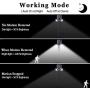 Solar Lights Outdoor, Motion Sensor Solar Flood Lights, Dusk to Dawn Landscape Lights, Wireless Security Lights 2-in-1 for Driveway Porch Path Solar Powered, EMANER (6500K Solar Floodlights, 1-Pack)