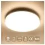 Airand 4000K Ceiling Lights LED Flush Mount 18W Ceiling Lamps 9.5 Inch Flush Ceiling Light Fixture for Kitchen Bathroom Hallway Stairwell, 1650 Lumens, Waterproof IP44, 80Ra (Bright White)