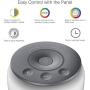 LED Table Lamp, HugoAi Bedside Lamp, Nightstand Lamps for Bedrooms with Dimmable Whites, Vibrant RGB Colors and Memory Function, No Flicker, Grey