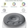 LED Table Lamp, HugoAi Bedside Lamp, Nightstand Lamps for Bedrooms with Dimmable Whites, Vibrant RGB Colors and Memory Function, No Flicker, Grey