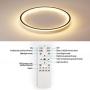 SviDau 12 Inch Dimmable Flush Mount Ceiling Light Fixture with Remote Control, 36W 3000K-6500K Color Changing LED Ceiling Light for Bedroom Kitchen Hallway Closet Room