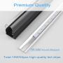 USB Black Light Bar, 10W 1ft T5 Portable UV LED Blacklight Tube Glow in The Dark for Fluorescent Poster Room Bedroom Party Supplies Stage Lighting Halloween Club