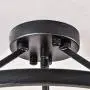 Maxax-Semi Flush Mount Ceiling Light (Antique Black 3 Lights)