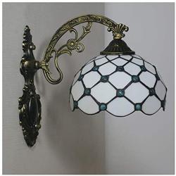 Wall Lamps, Tiffany Style Wall Lights, Retro Creative Bedroom Living Room Dining Room Study Staircase Hallway Aisle Decorative Lighting,C