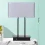 Bedside Touch Control Table Lamp with Dual USB Charging Ports 1 AC Outlet, 3 Way Dimmable Modern Nightstand Lamp with Grey Fabric Shade, Desk Lamp for Bedroom Living Room Office with 5000K LED Bulb Bedside Touch Control Table Lamp with Dual USB Charging Ports 1 AC Outlet, 3 Way Dimmable Modern Nightstand Lamp with Grey Fabric Shade, Desk Lamp for Bedroom Living Room Office with 5000K LED Bulb