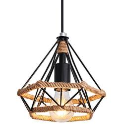 Pendant Light Vintage Style,Hanging lamp Black Light Hallway Industrial Lighting Fixtures Chandeliers for Dining Rooms Bedroom Kitchen Island Entryway